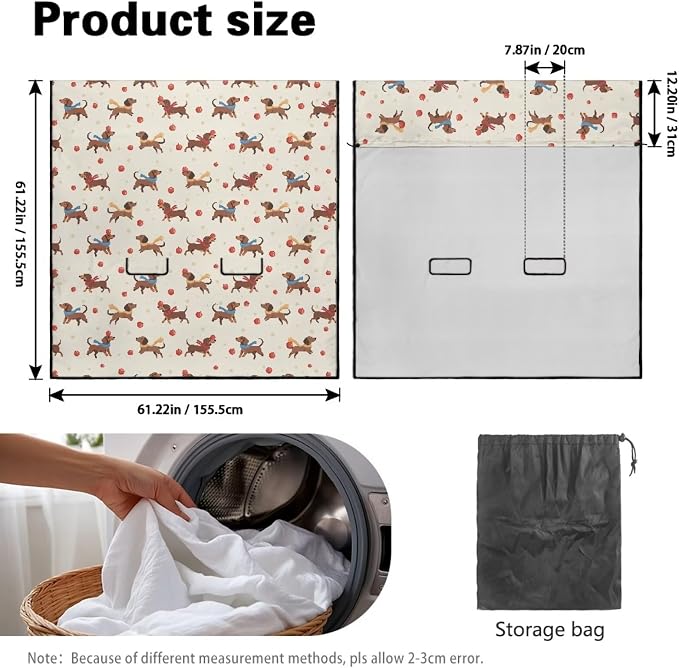 Renewold Rear Bench Towel Seat Covers for Dogs Sport Car Back Seat Towel Covers with Storage Bag Automotive Interior Accessories Picnic Beach Blanket Dachshund Apple Easy Install Foldable