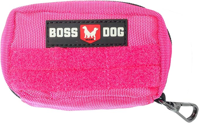 Boss Dog Tactical Molle Bag, Hot Pink, Small