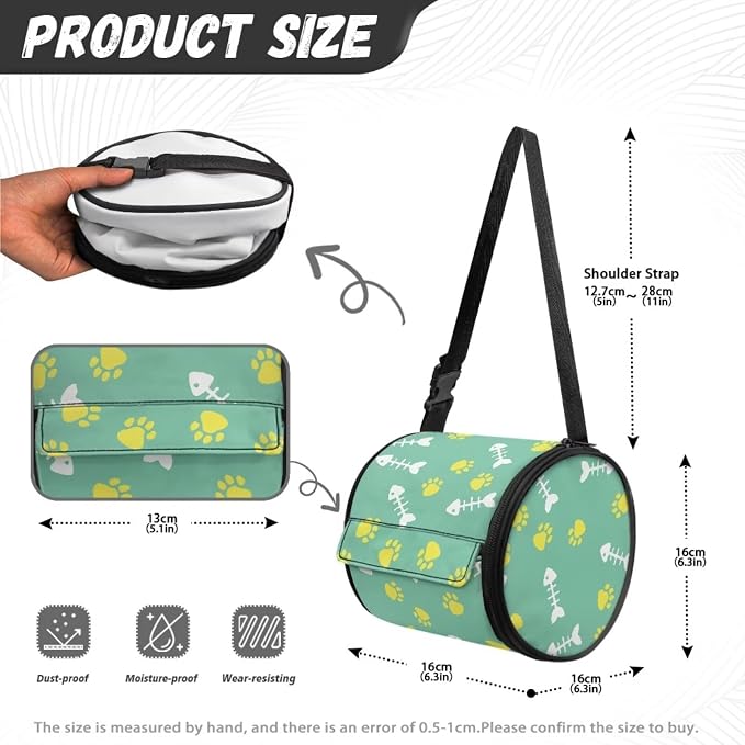 Hanging Bathroom Toilet Paper Tissue Holder Wall Mounted Tissue Towel Roll Holder with Adjustable Strap Easy Installation,Fish Bone