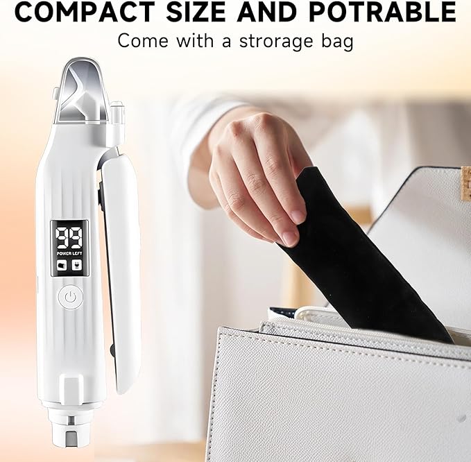 2 in 1 Dog Nail Clippers Electric Grinder Dogs Cats Trimmers Claw Nail Care Tool Cordless Rechargeable Pets Nail Trimmer with LED Lights Low Noise Pet Electric Grinder Storage Bag Include