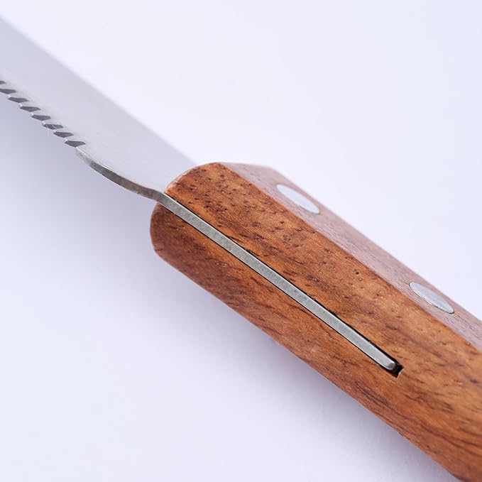 Carding Knife for Dog Grooming, Undercoat Removal Comb for Terriers and Double Coated Breeds, 2 Piece Fine and Coarse Wooden Handle Set for Professional Groomers and Home Use