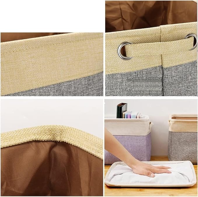 Personalized Dog Toy Box Storage Custom Dog Basket with Pet's Name Cat Toy Storage Gift for Pet Lovers (Brown)