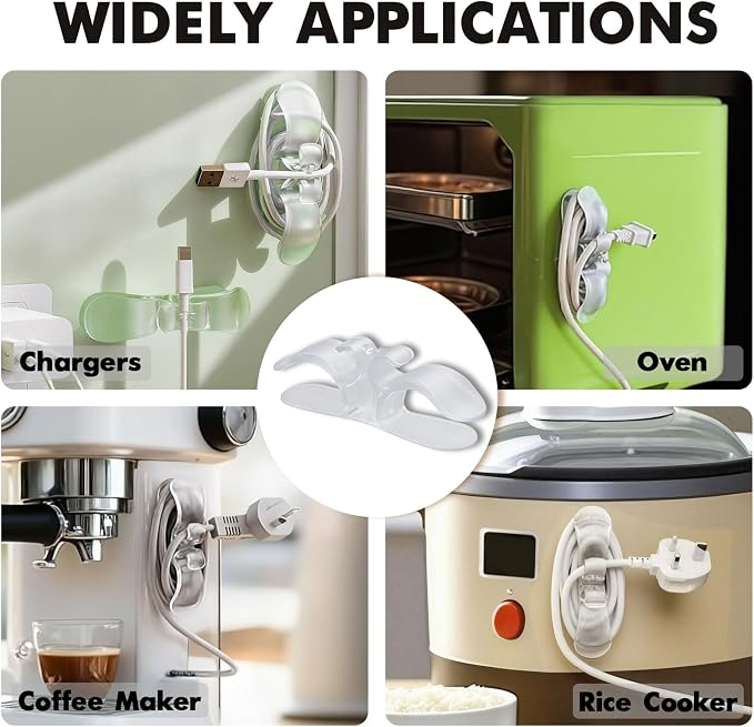 6PCS Appliance Cord Organizer,Upgraded Cord Organizer for Appliances,Wire Wrapper,Compatible with Air Fryers,Coffee Makers, Pressure Cookers, Toasters & Ovens