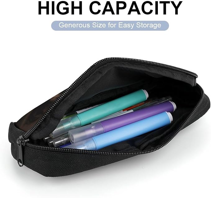Pencil Pouch Cute Pet Dog Pencil Case Zipper Storage Bag Portable Pen Bag Desk Organizer Marker Pen Case Small Makeup Bags