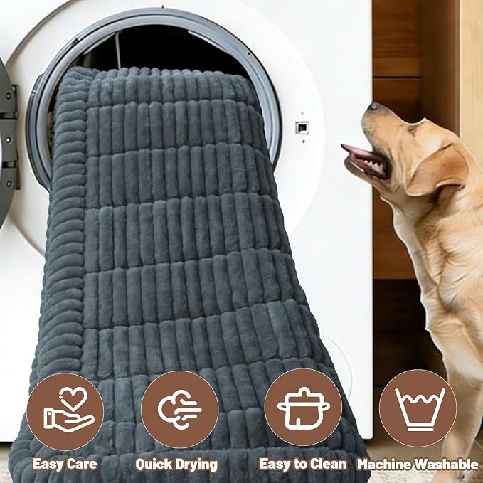 Dog Bed for Car Back Seat, Waterproof Dog Blanket for Car, Dark Grey | Dog Bed for Car, Back Seat Dog Bed, Washable & Non-Slip Travel Pet Mat for For the Back Seat and Trunk, Fits Car, Truck & SUV