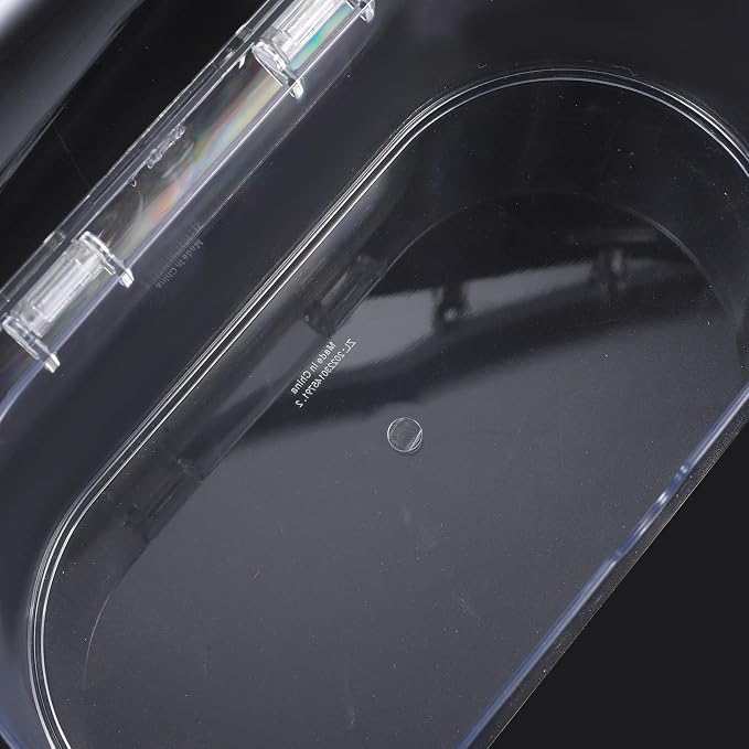 Garneck Transparent Storage Box Clear Pen Holder Makeup Organizer Case Storage Container Skincare Display Case Stationery Holder Acrylic Toiletry Storage Shelf The Pet Office Brush Desktop