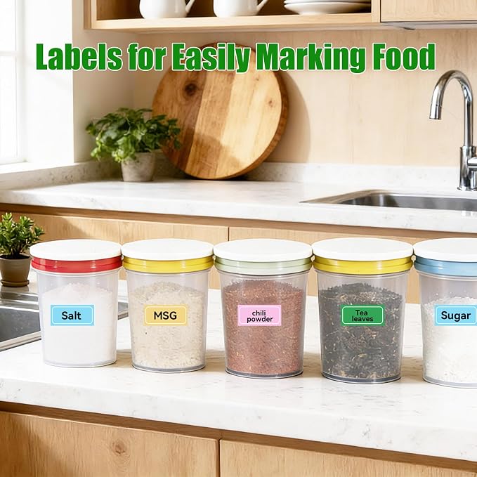 12 Pack 8.8oz Plastic Food Storage Containers with Lids, Small Meal Prep Container Jars for Food, Salad, Soup, Snack, Freezer & Lunch