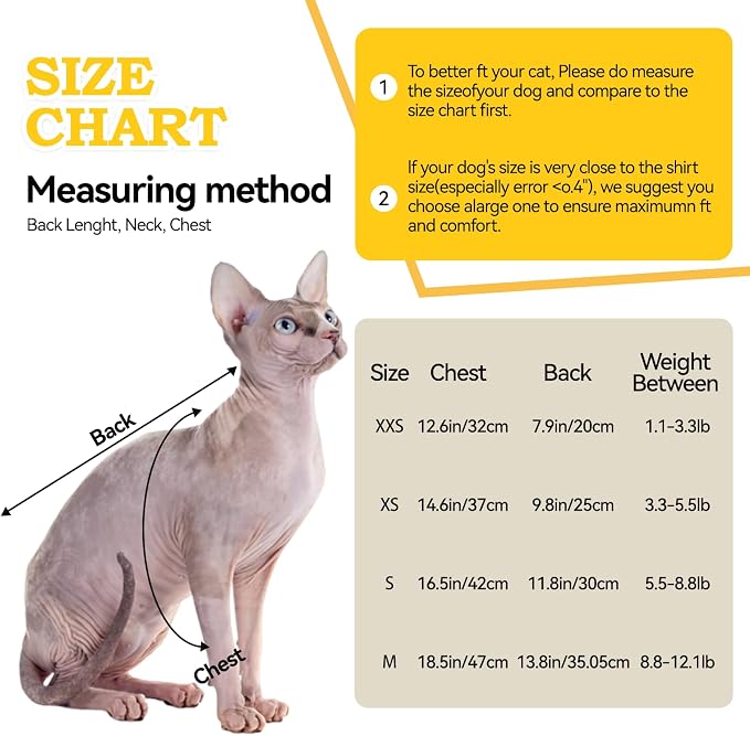 Bumblebee Cat Costume for Sphynx & Small Dogs, Fit Halloween, Yellow, S | Cute Bee Stripes Hoodie, Soft Warm Fleece, Holiday Cosplay Outfit, Daily Leisure Wear, Easy to Put, Safe for Leash Walking
