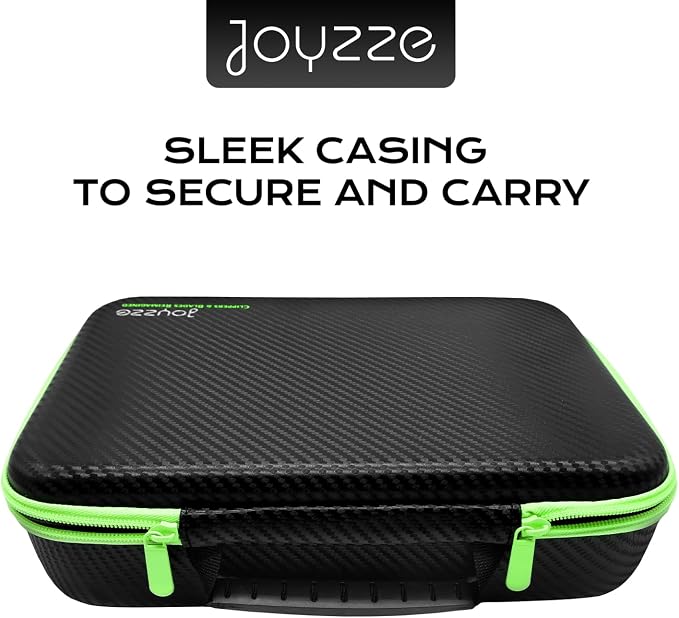 Blade Storage Case for 22 Blades - Clipper Blade Organizer (Green) | Keeps a full set protected, separated and easy to carry between salon, van and mobile grooming jobs