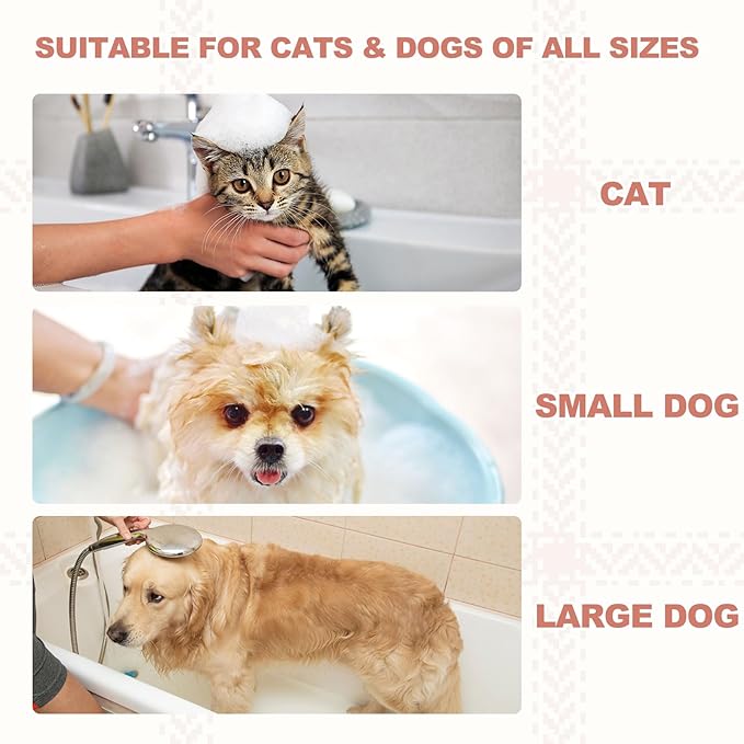 Dog Drying Coat, Dog Robes for After Bath Bathrobe Super Absorbent Towel Soft Adjustable, (L, Gray&Orange Trim), Intended for Fast Drying Warm Keeping Pet Cats Kitten Puppies