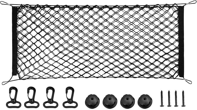 Car Nets Car Rear Cargo Trunk Storage Organizer Net Mesh For Toyota For RAV4 XA10 XA20 XA30 XA40 XA50 Cargo Net (90x40cm)