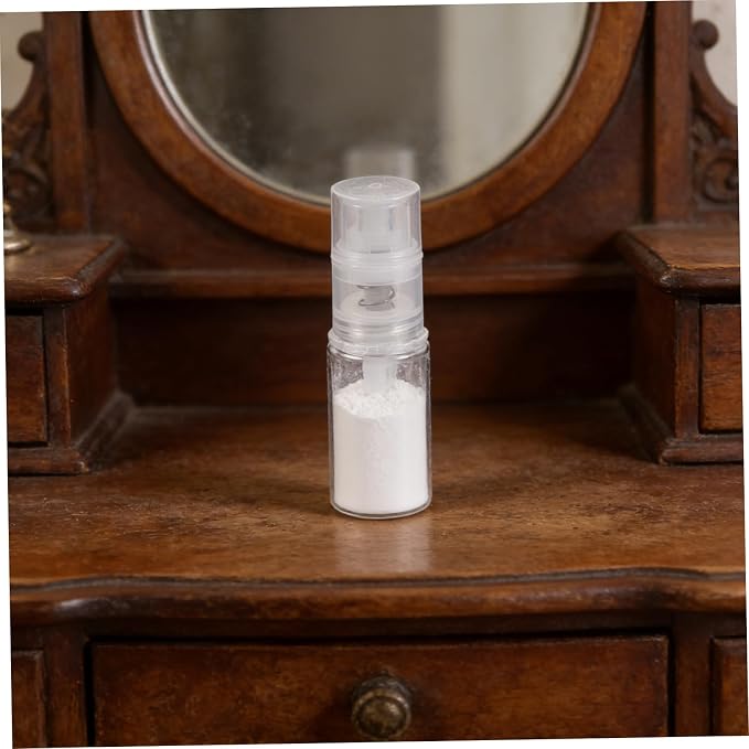 LIFKOME 3pcs Portable Powder Sprayer Dispenser Bottle 14ml 18ml 25ml White | Pet Body with Pp Nozzle, Refillable Design, Precise Control for Talcum Powder and Dry Shampoos, Travel and Daily Commutes