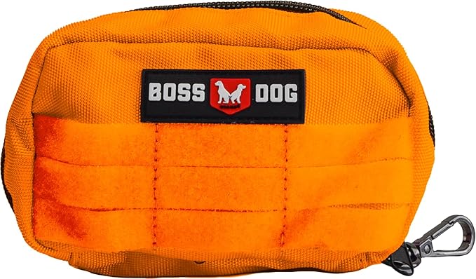 Boss Dog Tactical Molle Bag, Hunter Orange, Large
