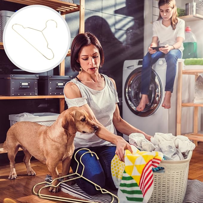 3pcs Dog Clothes Hangers Lightweight Pet Apparel Organizing Racks for Home Shop Use for Dog Clothing Storage and Display