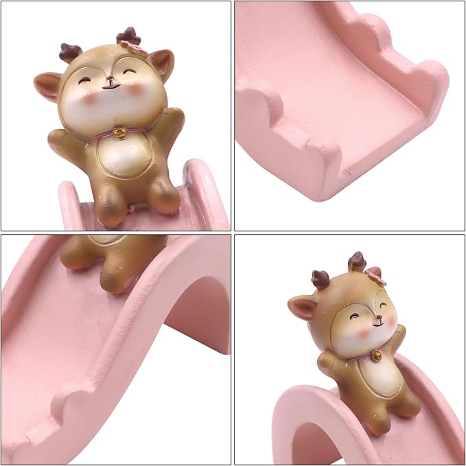 Cute Cat Cellphone Stand Holder Cartoon Smartphone Desk Holder for All Mobile Phones Animal Phone Stand Desk Ornament