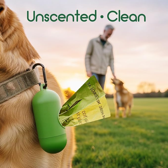 ATIFBOP Biodegradable Dog Poop Bags Rolls 360 Count Scented, Leak Proof and Extra Thick Waste Bag Refill (Scented) | Strong & Extra Thick 9×13 Inch Refill Bags for Dog Walks, Cat Litter Cleanup, Baby Diaper Disposal & Everyday Carry