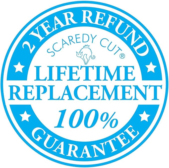 SCAREDY CUT Silent Pet Grooming Kit for Dog, Cat and All Pet Grooming - A Quiet Alternative to Electric Clippers for Sensitive Pets (Left-Handed Pink)