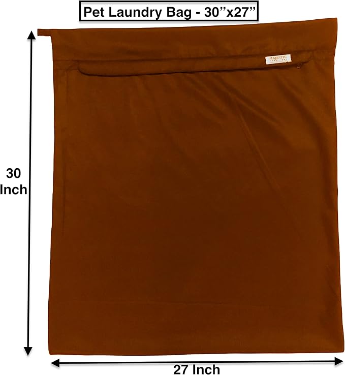 Majestic Ally Horse Dog Pets Laundry Bag - Washing Bag for Blankets, Rug, Boots, Leads, Harness (Orange)