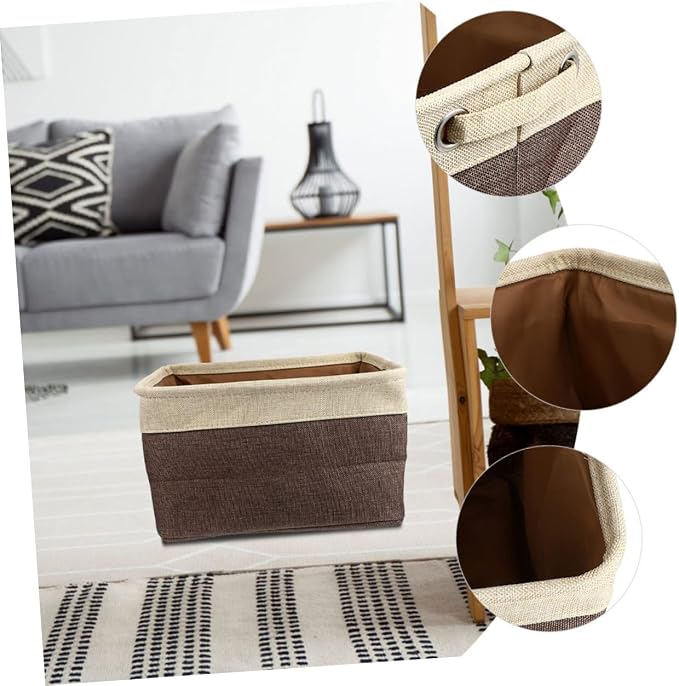 ABOOFAN Storage Basket for Dog Toys Stylish Organizer for Household Sundries Breathable Design for Playroom and Living Room Decor
