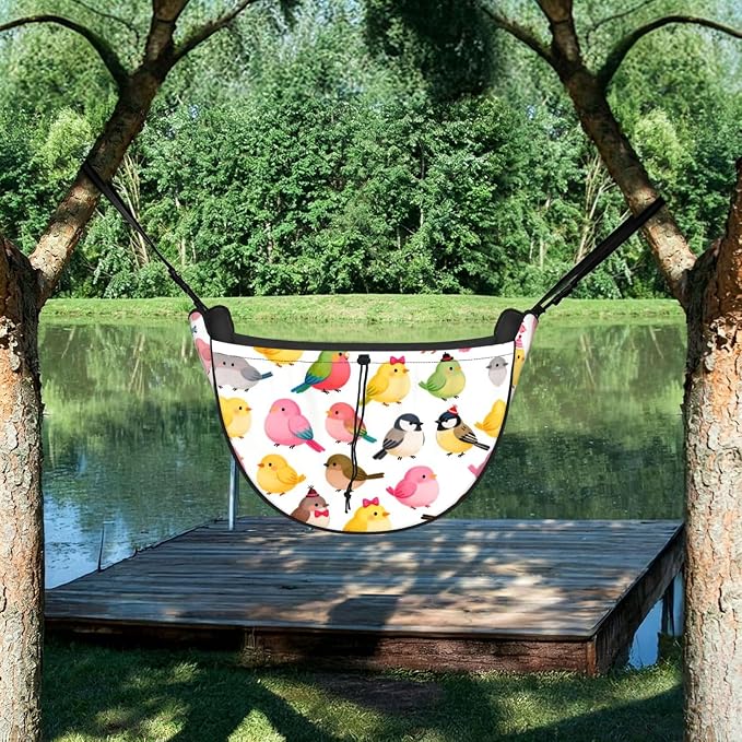 Cute little bird Car Seat Organizer-Backseat Storage Bag for Travel | Waterproof Durable. Holds Snacks Gear Essentials. Fits Most Cars.
