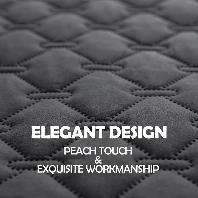 gogobunny 3X Stronger Waterproof Pet Blanket, Scratch Proof Furniture Protector for Dogs Cats, Reversible Cover 32x53 Inch, Dark Grey