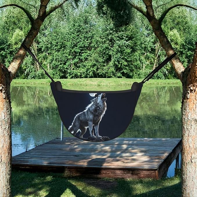 Wolf Howl Car Seat Organizer-Backseat Storage Bag for Travel | Waterproof Durable. Holds Snacks Gear Essentials. Fits Most Cars.