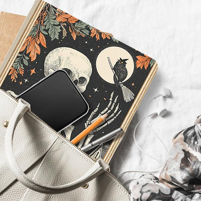 for Microsoft Surface Pro 7 Plus,Surface Pro 7/6/5/4 12.3" Tablet Case,Auto Wake/Sleep,Adjustable Stand Protective Cover - Halloween Skeleton