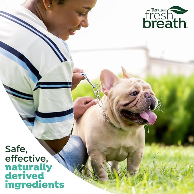 TropiClean Fresh Breath Finger Brushes for Pets, 2 pack -