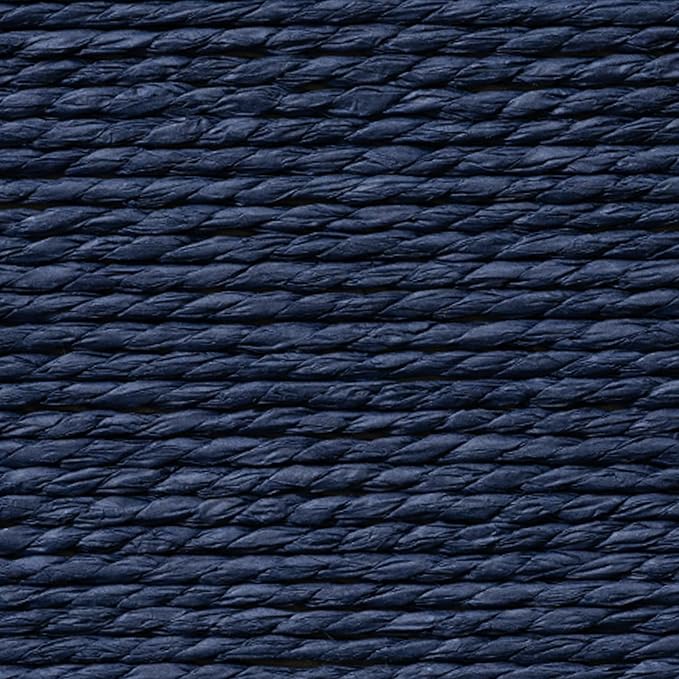 LA JOLIE MUSE Bathroom Basket Organizers, Paper Rope Storage, Blue 4 Pack