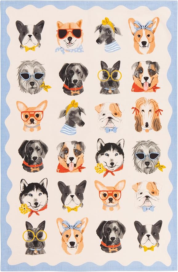 Danica Jubilee Kitchen Towel Printed Dishtowel Cotton Patterned 100%