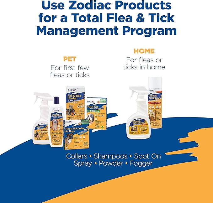 Zodiac Flea & Tick Shampoo for Dogs & Cats, 12-ounce