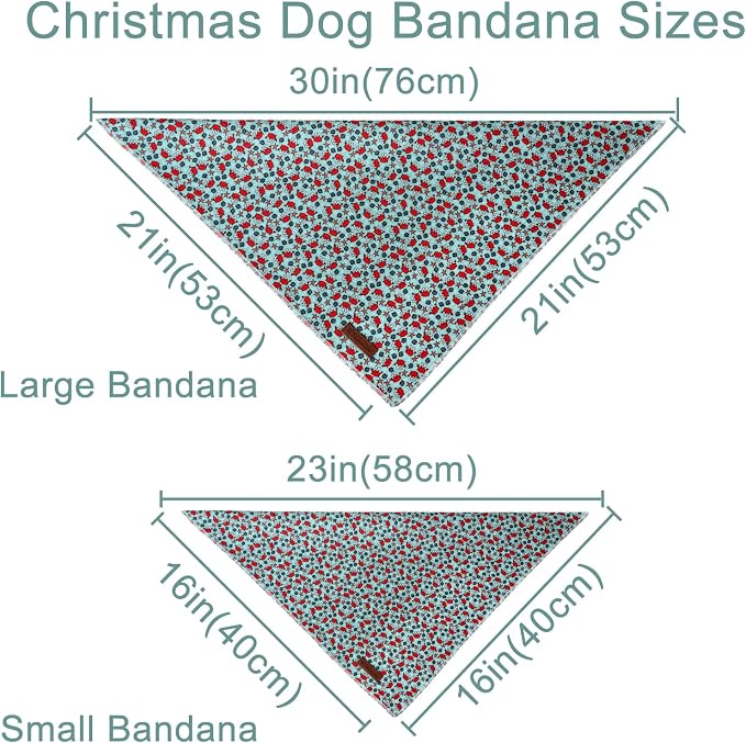 Summer Bandana - Cute Pet Bandana with Crabs Pattern, Adjustable Blue Puppy Bib, Washable Triangle Dog Scarf for Boy, Girl Dogs or Cats