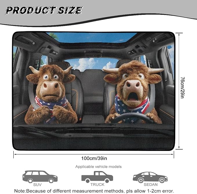 Universal Car Trunk Mat Driving Animal Cattle Cargo Liner 29" x 39", Non-Slip Trunk Protection Covers Rear Trunk Mats Fits Most Cars SUV, All Weather Used