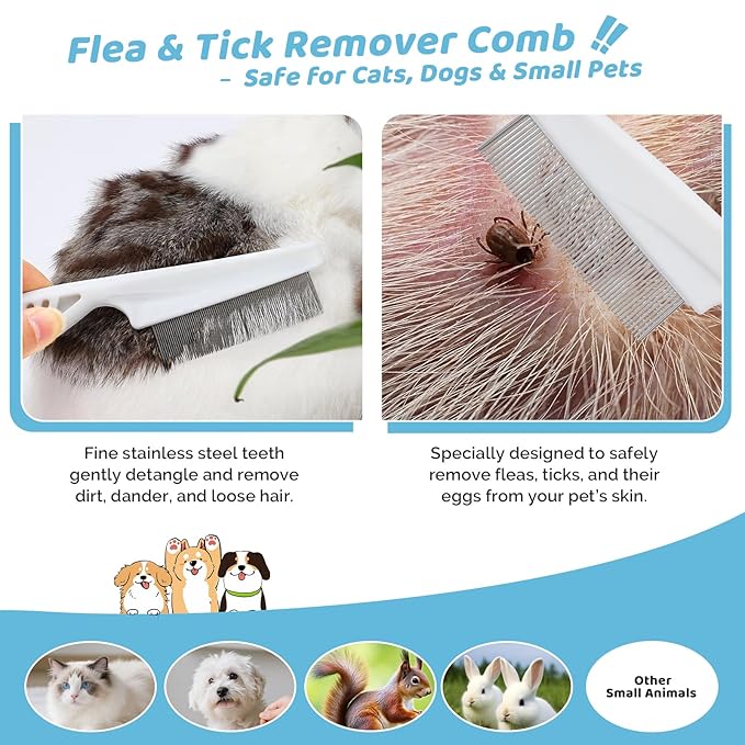 Pet Steam Brush for Dog & Cat – 3-in-1 Spray Hair Removal Comb for Shedding & Grooming, Softens Fur & Reduces Static – Water Brush for Long & Short Coats, Bath-Hating Pets, Includes Waterless Shampoo