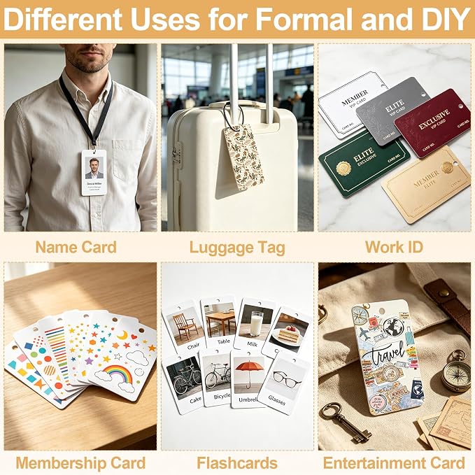 20pcs Upgrade Sublimation Luggage tag Blanks(2MM Thickened) | Sublimation Luggage tag Blanks,PET Luggage Tags,Blank ID Card HolderDouble Sides Sublimation Keychain Blanks(2MM Thickened)