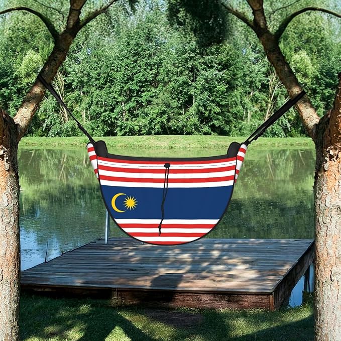 Kuala Lumpur Flag Car Seat Organizer-Backseat Storage Bag for Travel | Waterproof Durable. Holds Snacks Gear Essentials. Fits Most Cars.