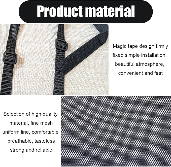 ZIMISI Car Net Pocket Handbag Holder, Auto Storage Organizer Between Front Seats, Large Capacity Vehicle Driver Storage Netting Pouch, Pet/Kids Car Barrier Accessories for Purse, Document (Black)