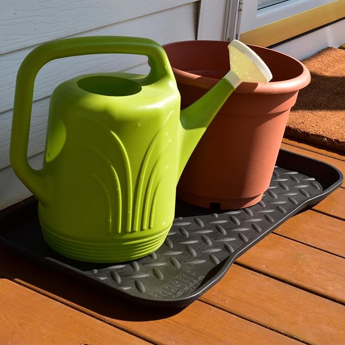 JobSite Heavy Duty Boot Tray, Multi-Purpose for Shoes, Pets, Garden - 15 x 28 Inch - 18 Trays