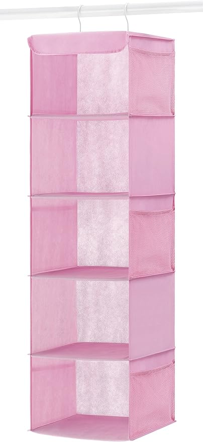 Whitmor 6636-1234-PINK Hanging Accessory Shelves, Pink