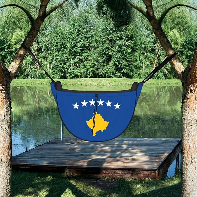 Flag of Kosovo Car Seat Organizer-Backseat Storage Bag for Travel | Waterproof Durable. Holds Snacks Gear Essentials. Fits Most Cars.