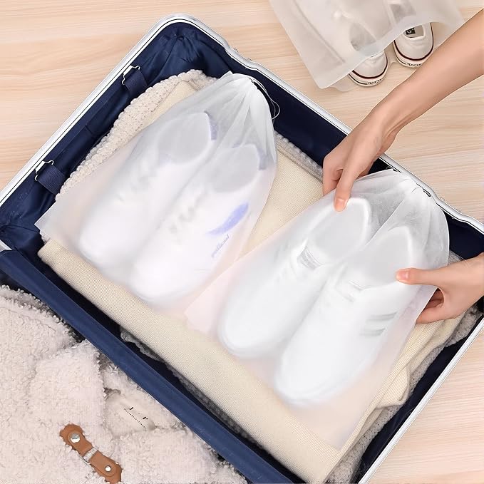 6pcs Dust Bags for Handbags - Non-Woven Breathable Shoe Bags for Travel, Storage, Closet - Dust-proof Storage Pouch Covers Protector for Handbags Shoulder Bags Purses Shoes Luggage