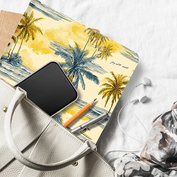 for Microsoft Surface Go 4/3/2/1-10.5" 2021 Tablet Case,Auto Wake/Sleep,Adjustable Stand Protective Cover - Palm Surf Print