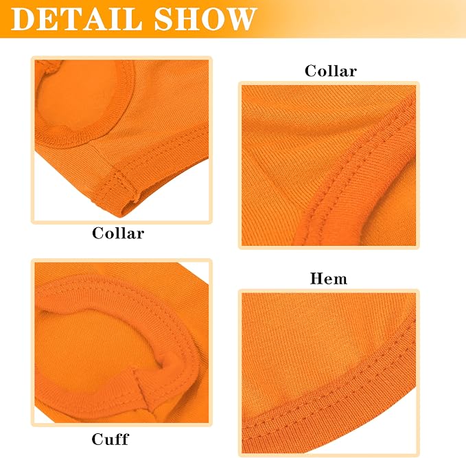 Cotton Dog Shirt with 'Little Miss Adorable' Corgi Head Print, Soft & Breathable Pet Apparel for Small, Medium, and Large Dogs, All-Season Sleeveless Vest, Cute and Comfortable Dog Outfit.Orange XL