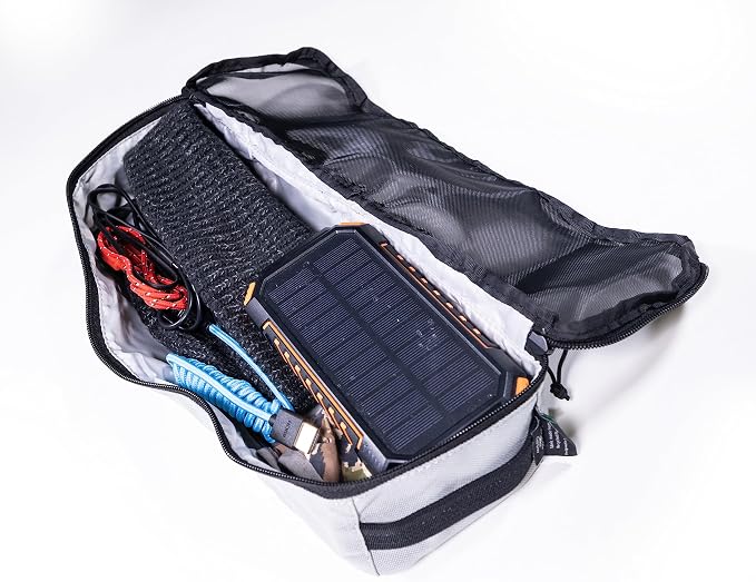 Packing Cube with Transparent Mesh Top Small - Cool Gray