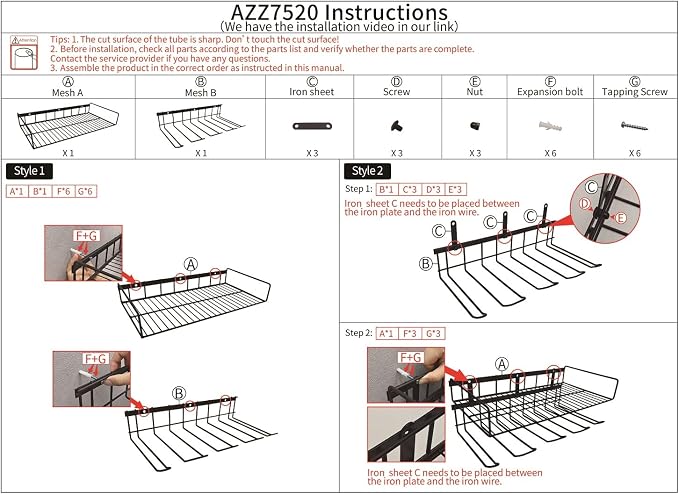 AZERPIAN Power Tool Organizer Heavy Duty Wall Mount Drill Tools Holder | Garage Wall Mount Tool Rack, Workshop Metal Cordless Tool Shelf, 1 Layers Utility Storage Racks for 4 Drill Holders