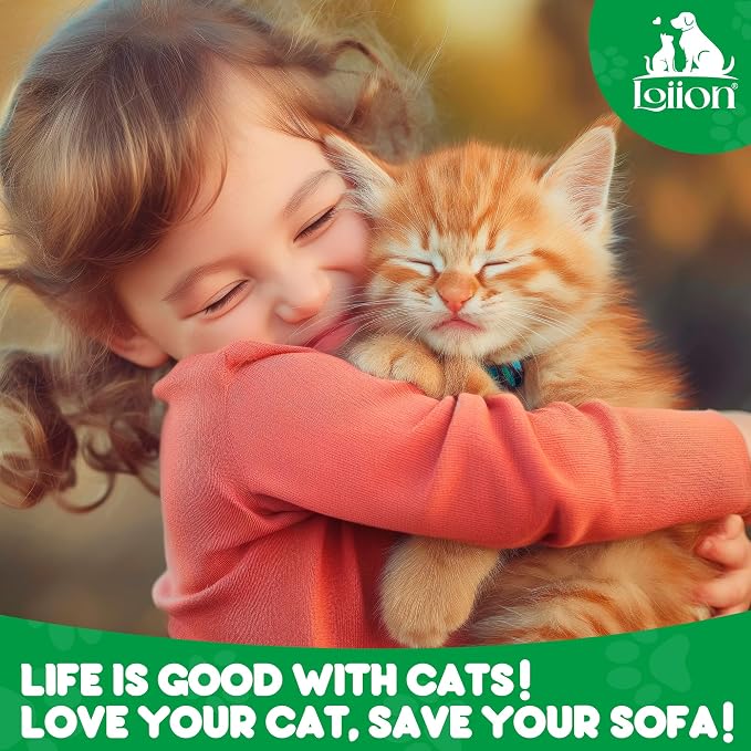 Loiion Cat Scratch Proof Furniture Protector Waterproof Sofa Cover 134"x91" | Pet-Friendly Couch Protector, Anti-Scratch & Anti-Slip Sofa Cover For Cats Dogs Kids, Machine Washable