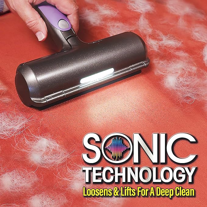 NC Furdaddy Sonic Pet Hair Remover Roller Dog Hair Remover, Cat Hair Remover, Pet Hair Remover