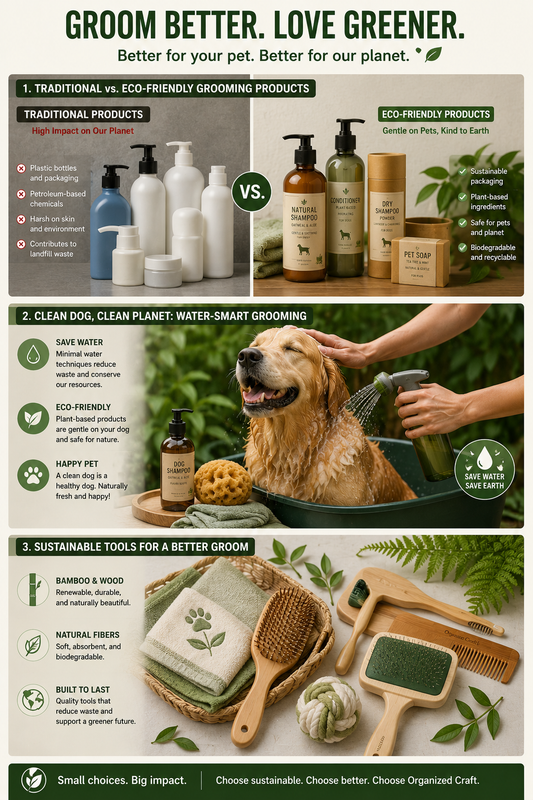 Eco-Friendly Pet Care : Sustainable Grooming Without Compromise