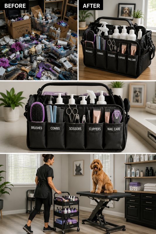 Can't Find Your Dog's Grooming Tools? Here's the System