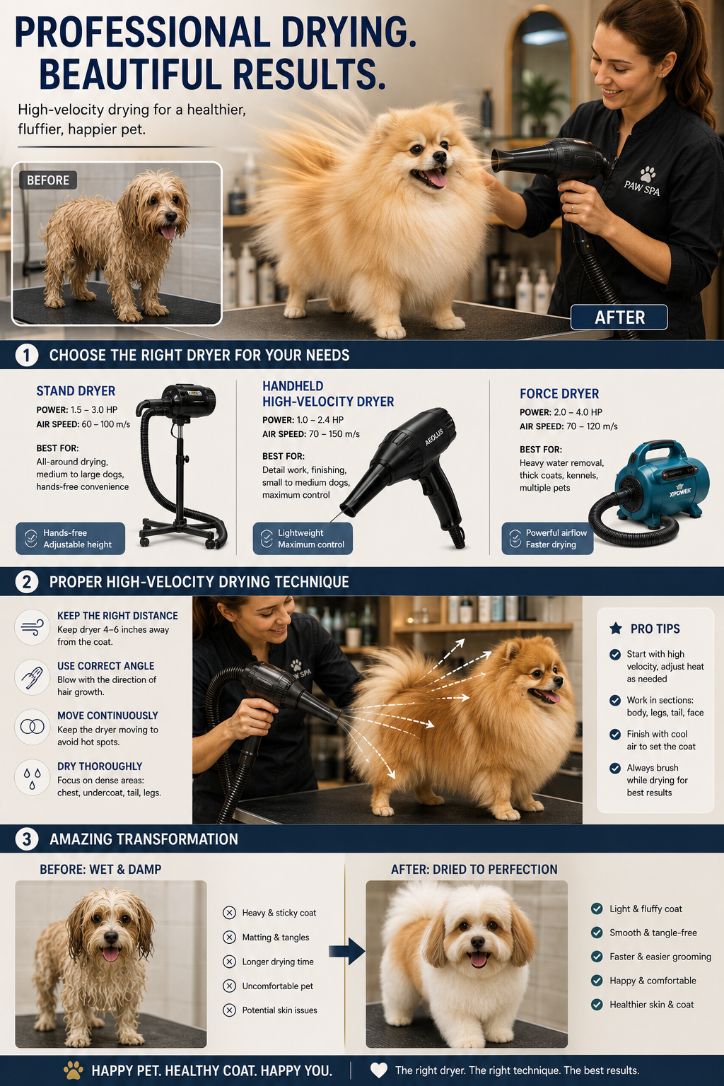 Professional Pet Drying: Achieving Salon-Quality Results at Home